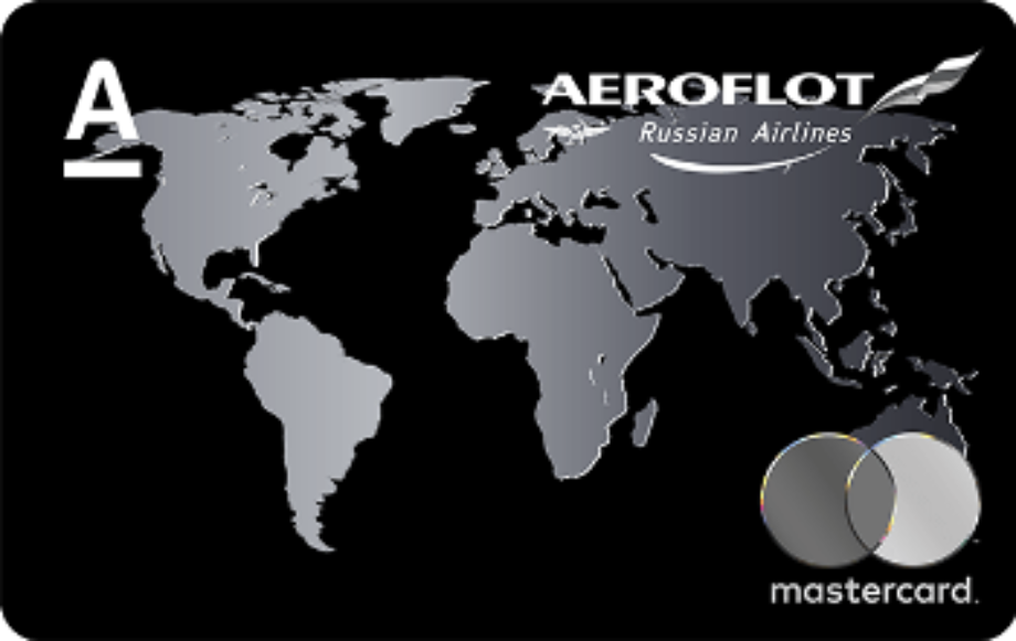 Дебетовая карта от Альфа-Банк "Aeroflot Black Edition"