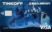 Дебетовая карта от Тинькофф Банк "World of Warships"