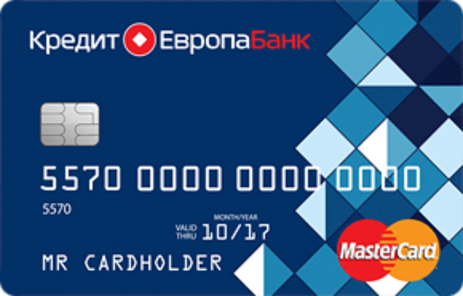 Дебетовая карта от Кредит Европа Банк "Cash Card Standard"