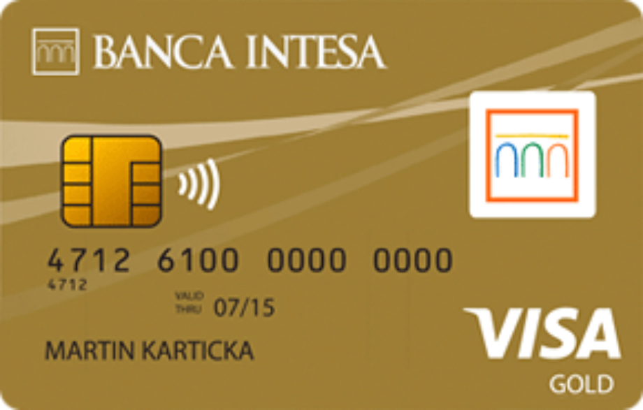 Кредитная карта от Банк Интеза "Gold"